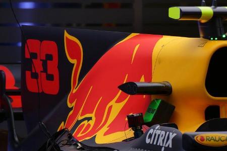 Red Bull - Startnummern - Formel 1 - GP Spanien - 11. Mai 2017