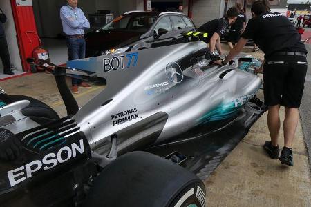 Mercedes - Startnummern - Formel 1 - GP Spanien - 11. Mai 2017