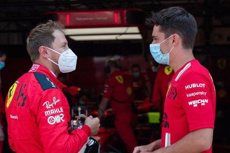 Sebastian Vettel & Charles Leclerc - Ferrari - Test Mugello - 2020