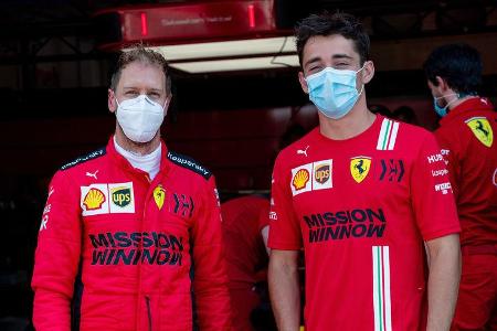 Sebastian Vettel & Charles Leclerc - Ferrari - Test - Mugello - 2020