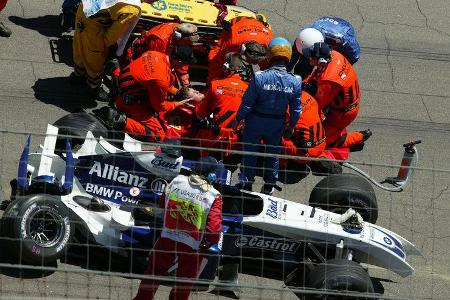 Michael Schumacher - Ferrari - Ralf Schumacher - Williams - GP USA 2004 - Indianapolis