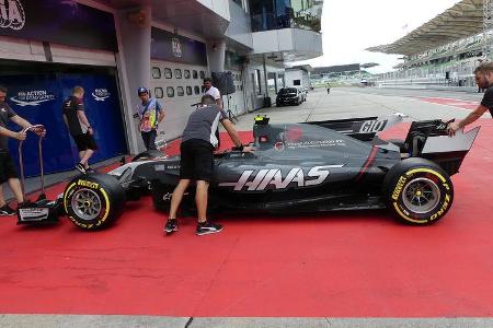 HaasF1 - Formel 1 - GP Malaysia - Sepang - 28. September 2017