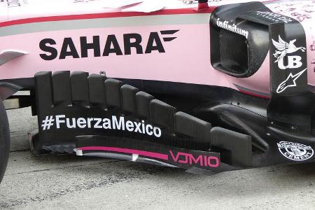 Force India - Formel 1 - GP Malaysia - Sepang - 28. September 2017