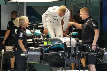 Valtteri Bottas - Mercedes - Formel 1 - GP Malaysia - Sepang - 28. September 2017