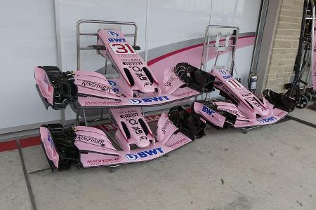 Force India - GP USA - Austin - Formel 1 - Freitag - 20.10.2017