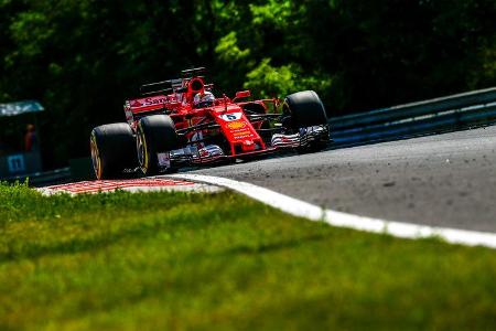 Sebastian Vettel - Ferrari - GP Ungarn - Budapest - Formel 1 - Freitag - 28.7.2017