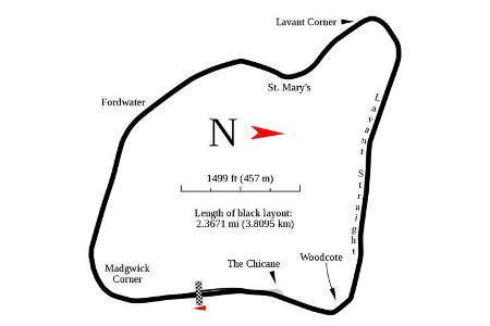 Goodwood Circuit - Streckenplan