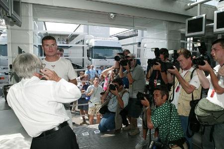 Bernie Ecclestone - David Coulthard - GP Ungarn 2003