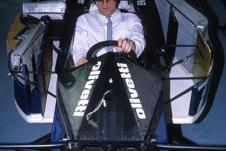 Bernie Ecclestone - Brabham-BMW BT55 Turbo - London 1988