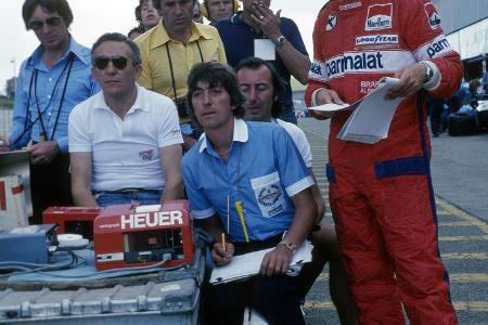 Niki Lauda - Herbie Blash - Sante Ghedini - Bernie Ecclestone - Helmut Zwickl - Max Mosley - GP Südafrika 1978 - Kyalami