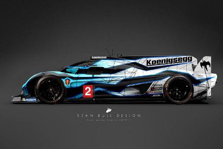 Das neue Le Mans-Reglement öffnet die Türen für Kleinserienhersteller. Wie wäre es zum Beispiel mit einem Koenigsegg Regera ...