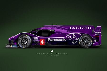 Die letzten Auftritte von Jaguar in Le Mans - damals schon in Lila - liegen ein paar Jährchen zurück. Vielleicht geht ja in ...