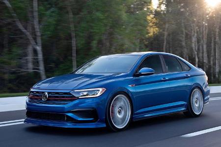 VW Blue Lagoon Jetta GLI Concept USA