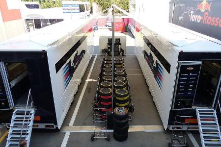 Formel 1 - GP Barcelona 2014 - Motorhomes - Williams Martini