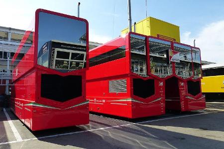 Formel 1 - GP Barcelona 2014 - Motorhomes - Ferrari