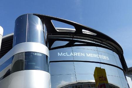 Formel 1 - GP Barcelona 2014 - Motorhomes - McLaren Mercedes