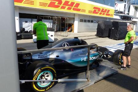 Mercedes - GP Ungarn - Budapest - Mittwoch - 22.7.2015