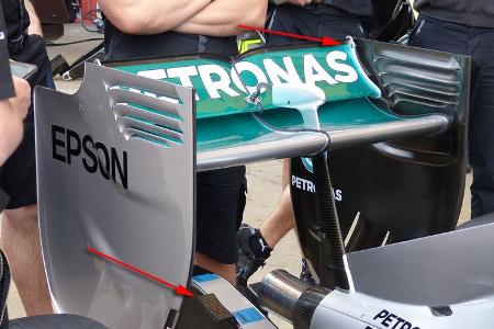 Mercedes - Technik - GP Spanien 2015