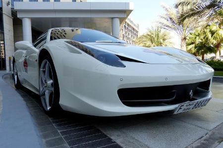 Ferrari 458 - F1 Abu Dhabi 2014 - Carspotting