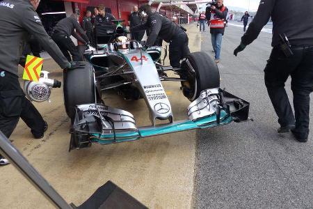 Lewis Hamilton - Mercedes - Formel 1-Test - Barcelona - 26. Februar 2015