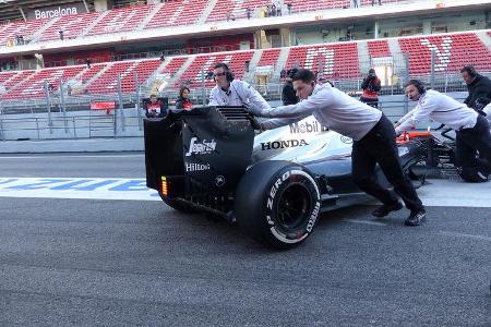 Jenson Button - McLaren-Honda - Formel 1-Test - Barcelona - 26. Februar 2015