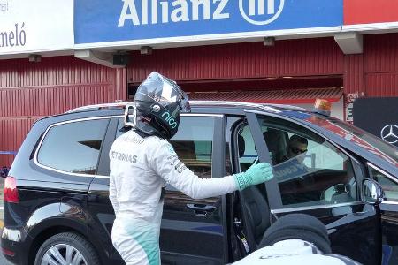 Nico Rosberg - Mercedes - Formel 1-Test - Barcelona - 22. Februar 2015