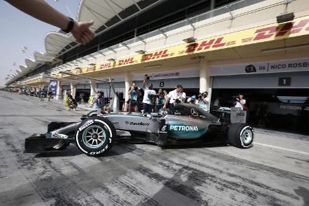 Nico Rosberg - Mercedes - Formel 1 - GP Bahrain - 18. April 2015