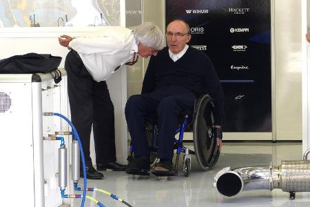 Bernie Ecclestone & Frank Williams - Formel 1 - GP Bahrain - 18. April 2015