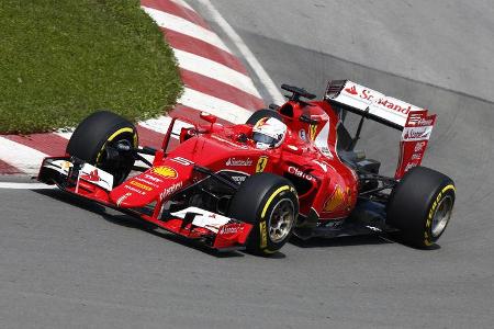Sebastian Vettel - Ferrari - Formel 1 - GP Kanada - Montreal - 5. Juni 2015