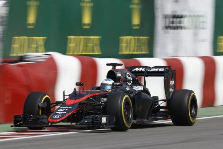 Fernando Alonso - McLaren - Formel 1 - GP Kanada - Montreal - 5. Juni 2015