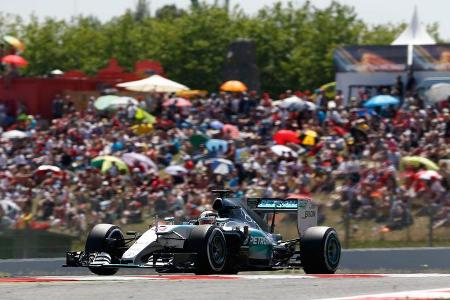 Lewis Hamilton - Mercedes - GP Spanien 2015 - Rennen - Sonntag - 10.5.2015