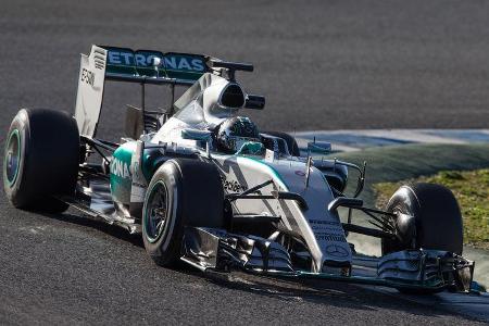 Mercedes - Barcelona-Test - Technik - Formel 1 2015