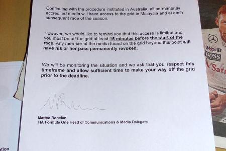 Formel 1-Tagebuch - GP Malaysia 2014