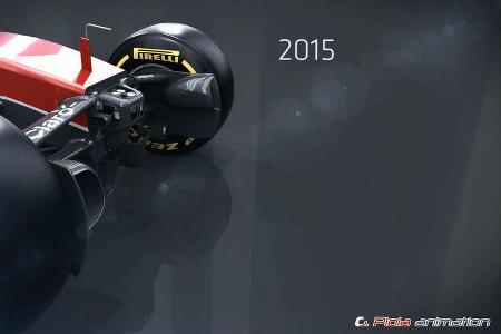 Formel 1 - F1 - Ferrari - Ferrari SF15-T - Piola Animation - GP Australien 2015