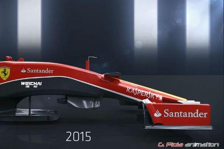Formel 1 - F1 - Ferrari - Ferrari SF15-T - Piola Animation - GP Australien 2015
