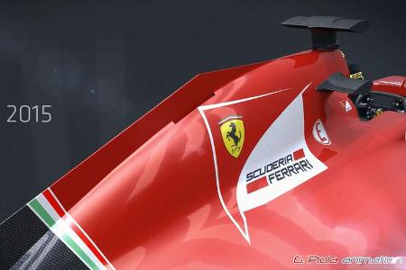Formel 1 - F1 - Ferrari - Ferrari SF15-T - Piola Animation - GP Australien 2015