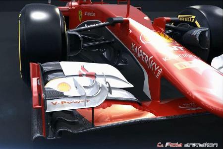 Formel 1 - F1 - Ferrari - Ferrari SF15-T - Piola Animation - GP Australien 2015
