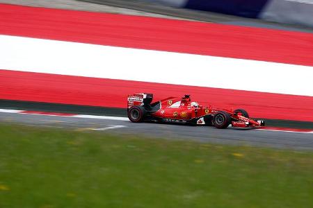 Sebastian Vettel - Ferrari - GP Österreich - Formel 1 - Freitag - 19.6.2015