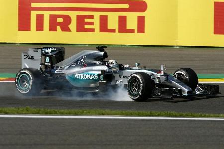 Lewis Hamilton - Mercedes - Formel 1 - GP Belgien - Spa-Francorchamps - 22. August 2015