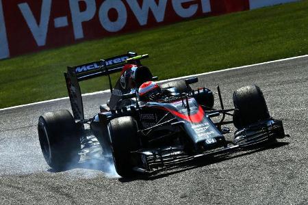 Jenson Button - McLaren - Formel 1 - GP Belgien - Spa-Francorchamps - 22. August 2015
