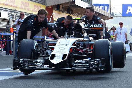 Force India - Formel 1 - GP Belgien - Spa-Francorchamps - 22. August 2015