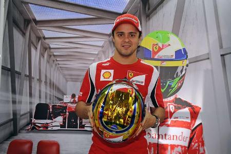 Felipe Massa Helm GP Brasilien 2011