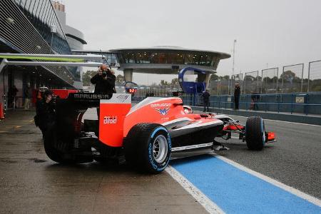 Jules Bianchi - Marussia - Formel 1 - Jerez - Test - 31. Januar 2014