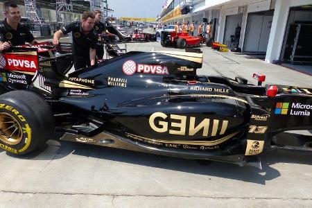 Lotus - GP Ungarn - Budapest - Donnerstag - 23.7.2015
