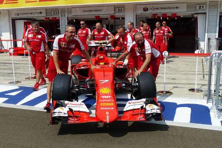 Ferrari - GP Ungarn - Budapest - Donnerstag - 23.7.2015