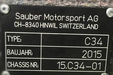 Sauber C34 - 2015 - Formel 1