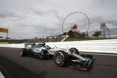 Nico Rosberg - Mercedes - Formel 1 - GP Japan - Suzuka - 26. September 2015