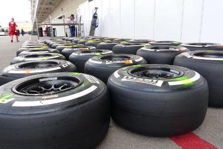 Pirelli-Reifen - Formel 1 - GP USA - Austin - 21. Oktober 2015