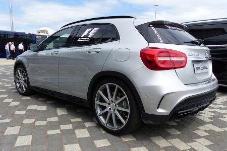 Mercedes-Streckensicherung - Formel 1 - GP England - Silverstone - 3. Juli 2014