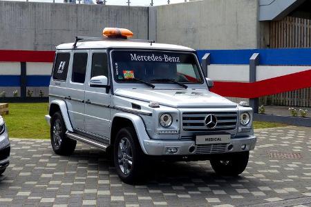 Mercedes-Streckensicherung - Formel 1 - GP England - Silverstone - 3. Juli 2014